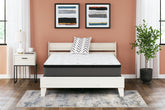 Bay Furniture Gallery - Ashley Furniture - 12 Inch Pocketed Hybrid Mattresses - Twin / White - M59011